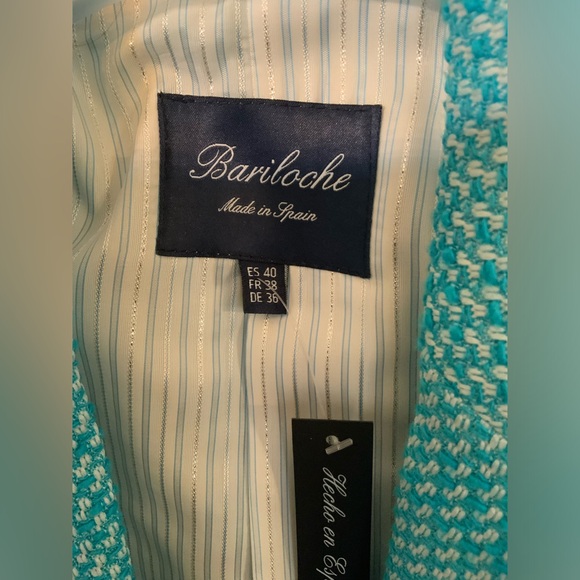 Stylish Turquoise Blazer - Picture 3 of 4